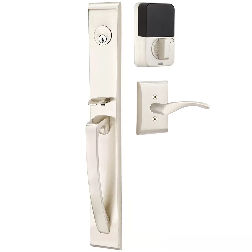 Emtek Orion Tubular Entryset Full Length with Triton Lever