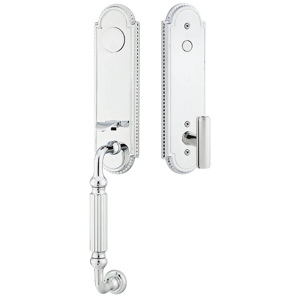 Emtek Orleans Tubular Entryset Monolithic with Ace Knob