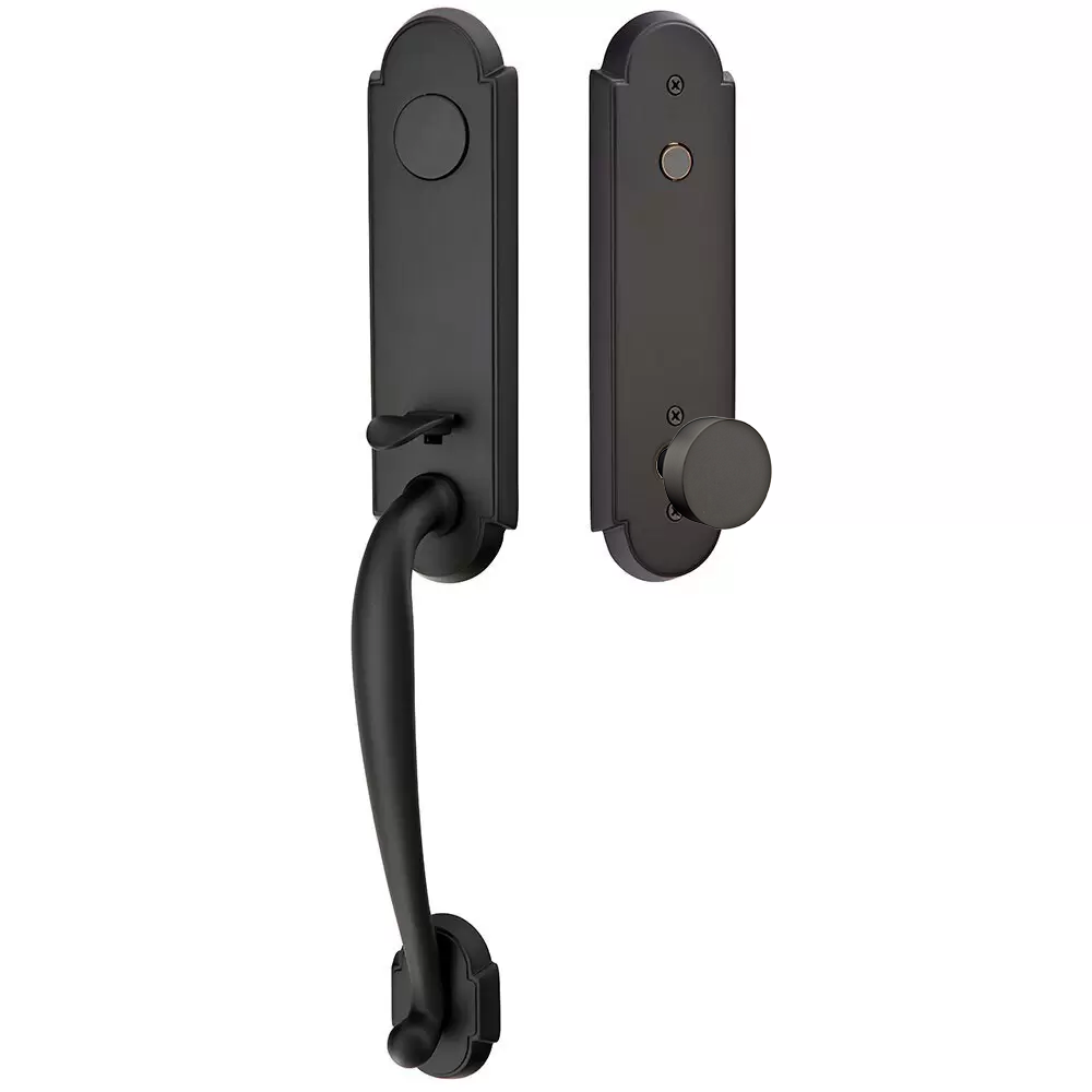 Emtek Richmond Tubular Entryset Monolithic with Round Knob