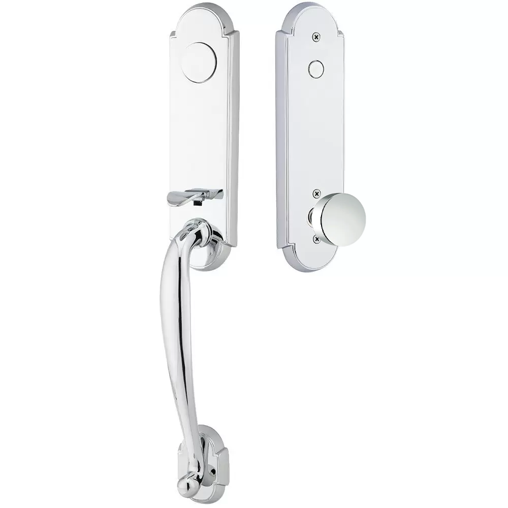 Emtek Richmond Tubular Entryset Monolithic with Round Knob