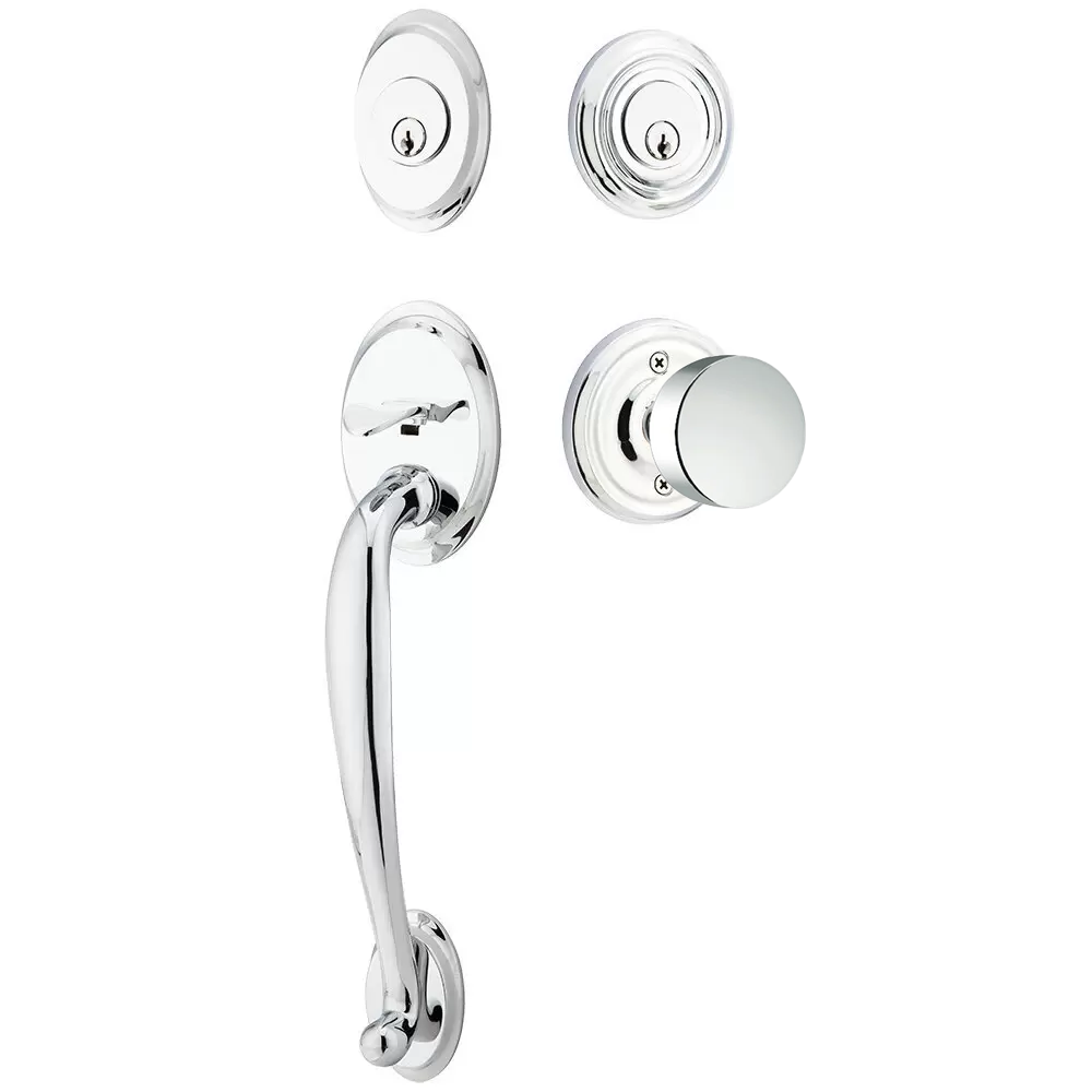 Emtek Saratoga Tubular Entryset Sectional with Round Knob