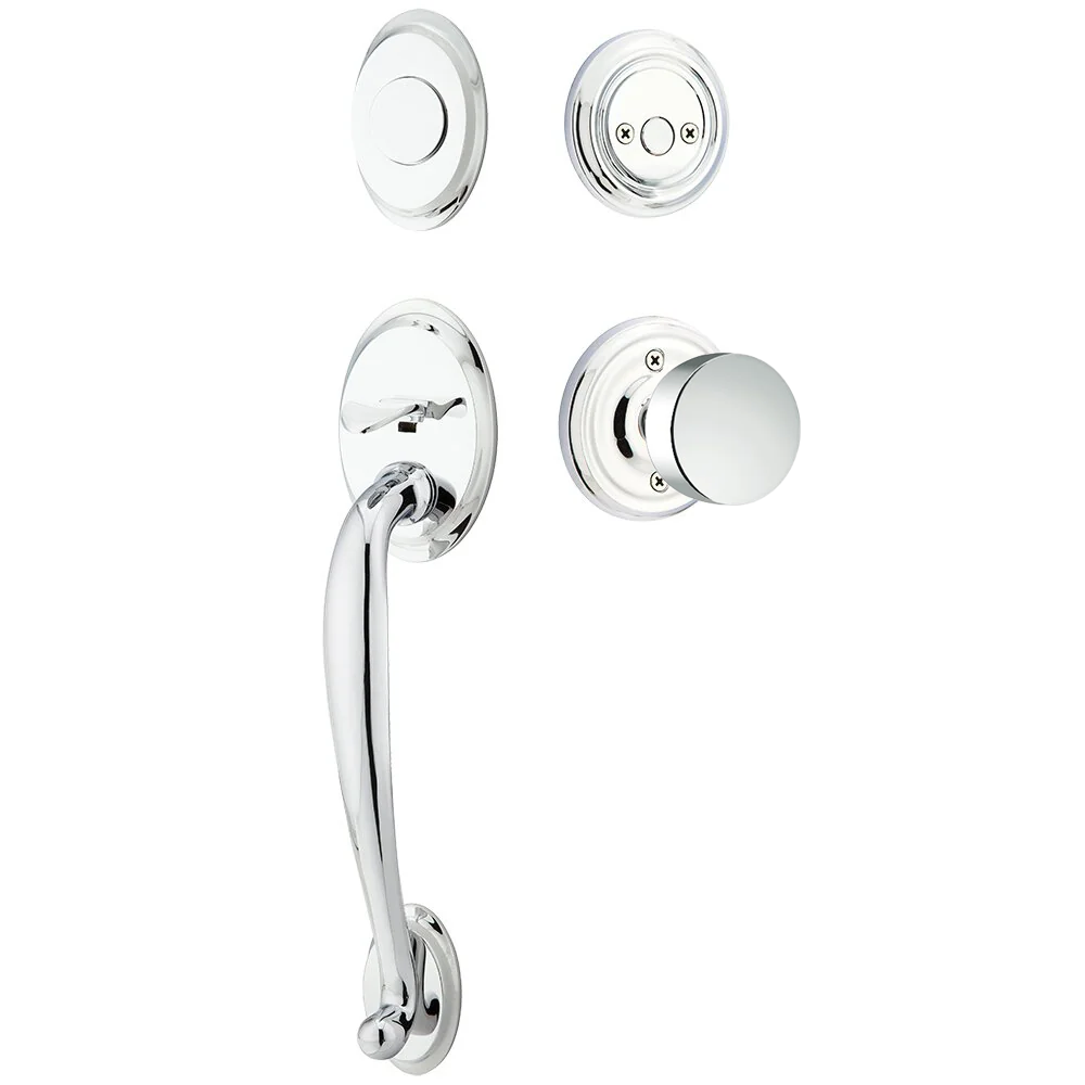 Emtek Saratoga Tubular Entryset Sectional with Round Knob