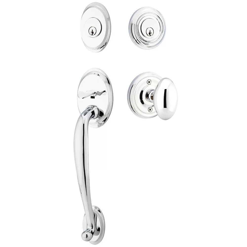 Emtek Saratoga Tubular Entryset Sectional with Egg Knob