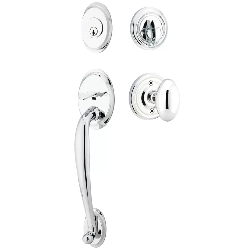 Emtek Saratoga Tubular Entryset Sectional with Egg Knob