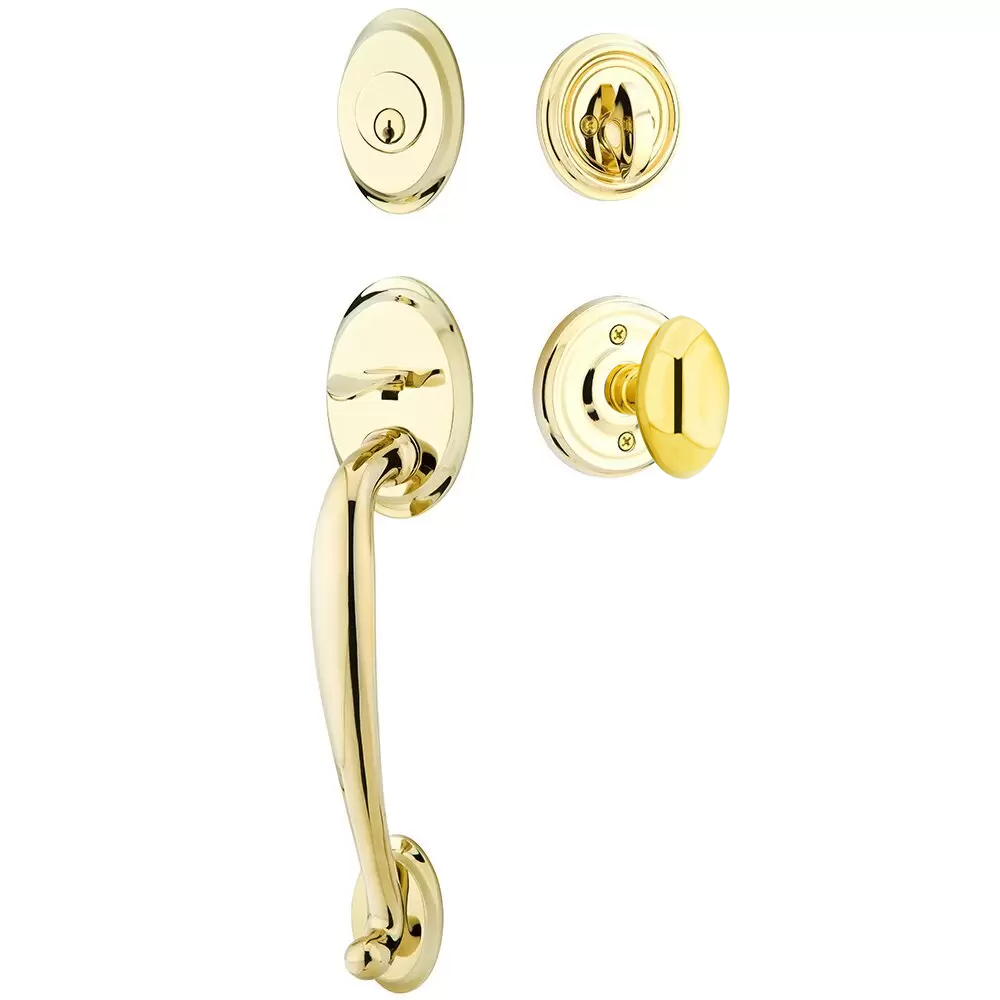 Emtek Saratoga Tubular Entryset Sectional with Egg Knob