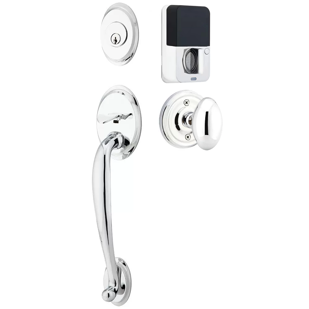 Emtek Saratoga Tubular Entryset Sectional with Egg Knob