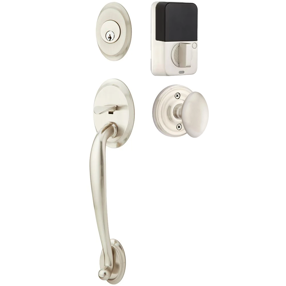 Emtek Saratoga Tubular Entryset Sectional with Egg Knob