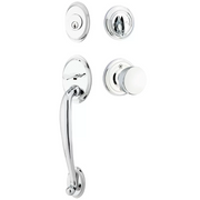 Emtek Saratoga Tubular Entryset Sectional with Laurent Knob