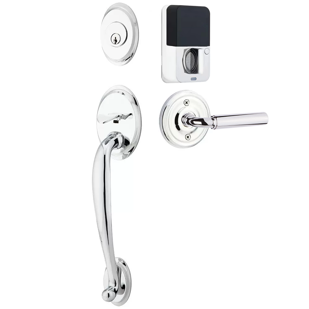 Emtek Saratoga Tubular Entryset Sectional with Manning Lever