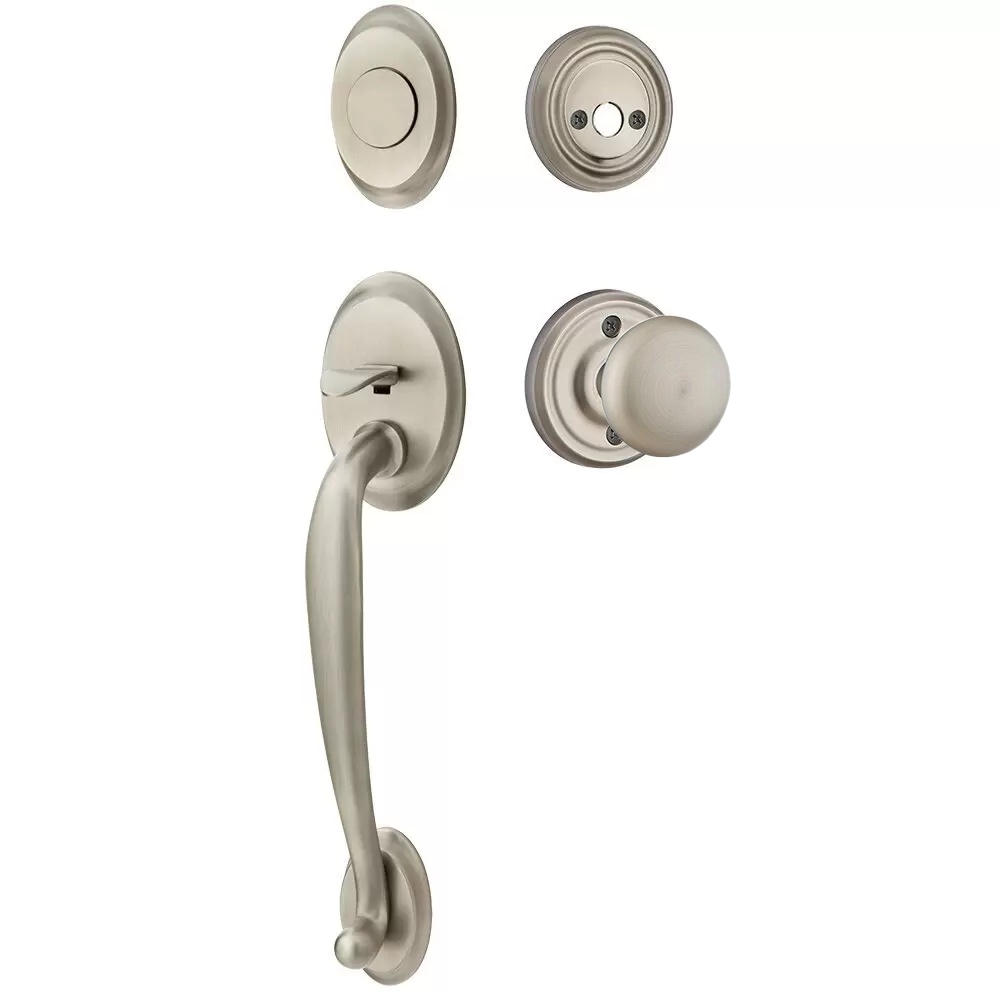 Emtek Saratoga Tubular Entryset Sectional with Providence Knob