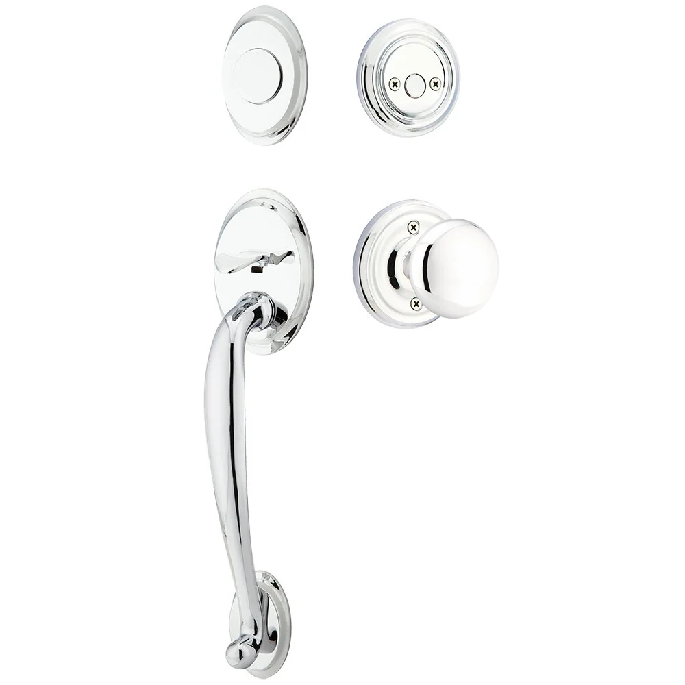 Emtek Saratoga Tubular Entryset Sectional with Providence Knob