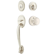 Emtek Saratoga Tubular Entryset Sectional with Providence Knob