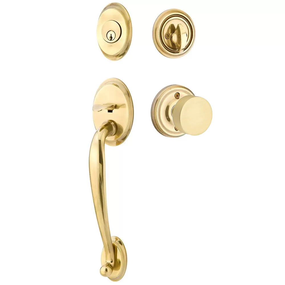 Emtek Saratoga Tubular Entryset Sectional with Round Knob