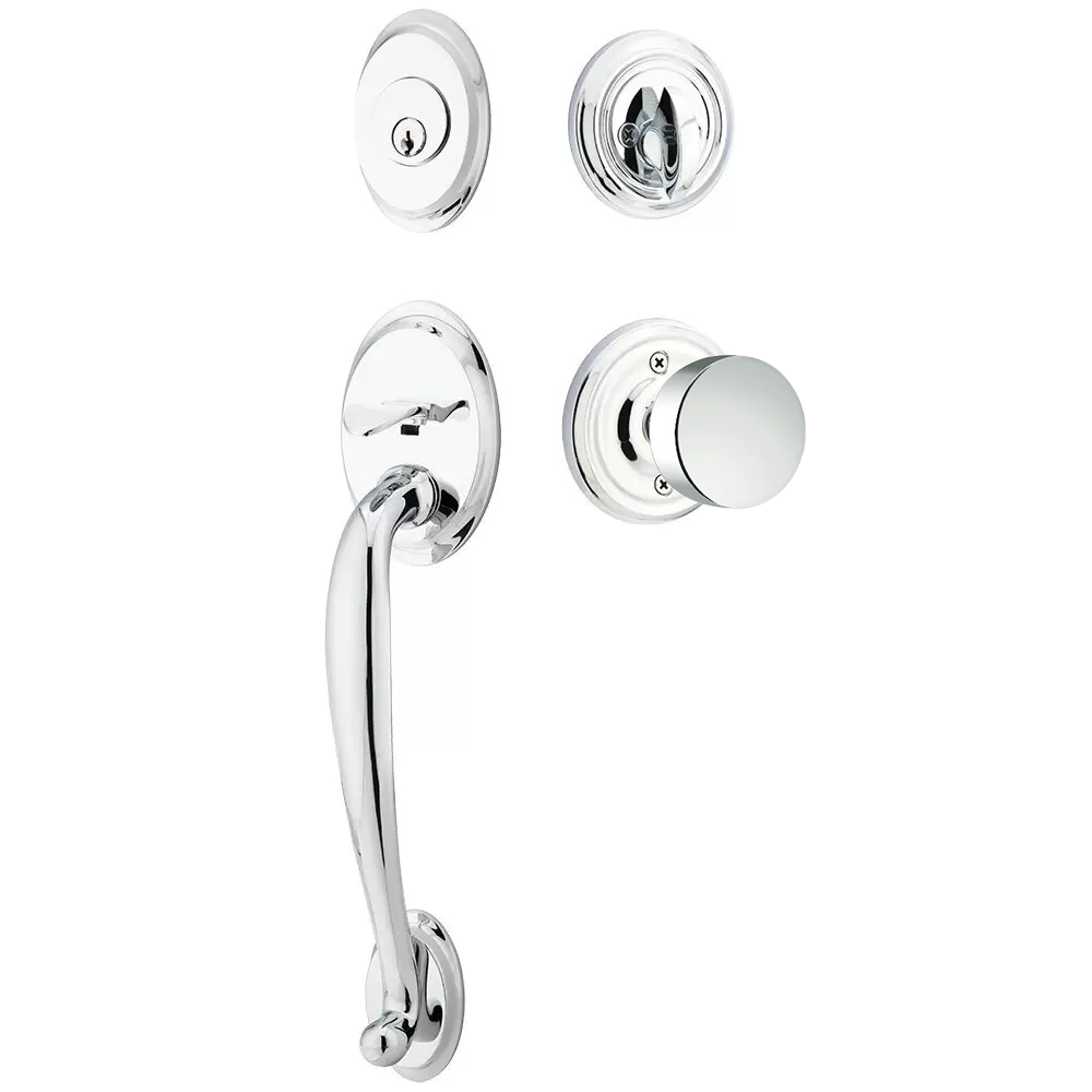 Emtek Saratoga Tubular Entryset Sectional with Round Knob