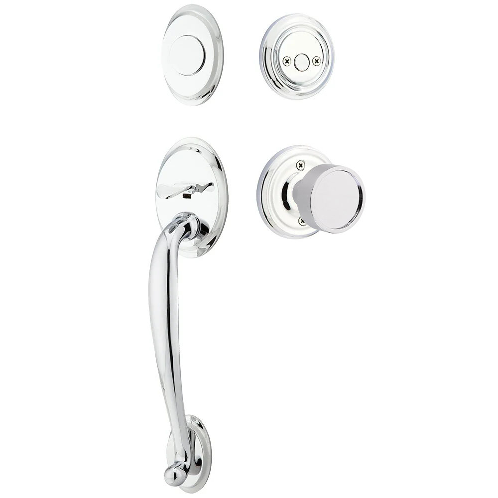 Emtek Saratoga Tubular Entryset Sectional with Verve Knob