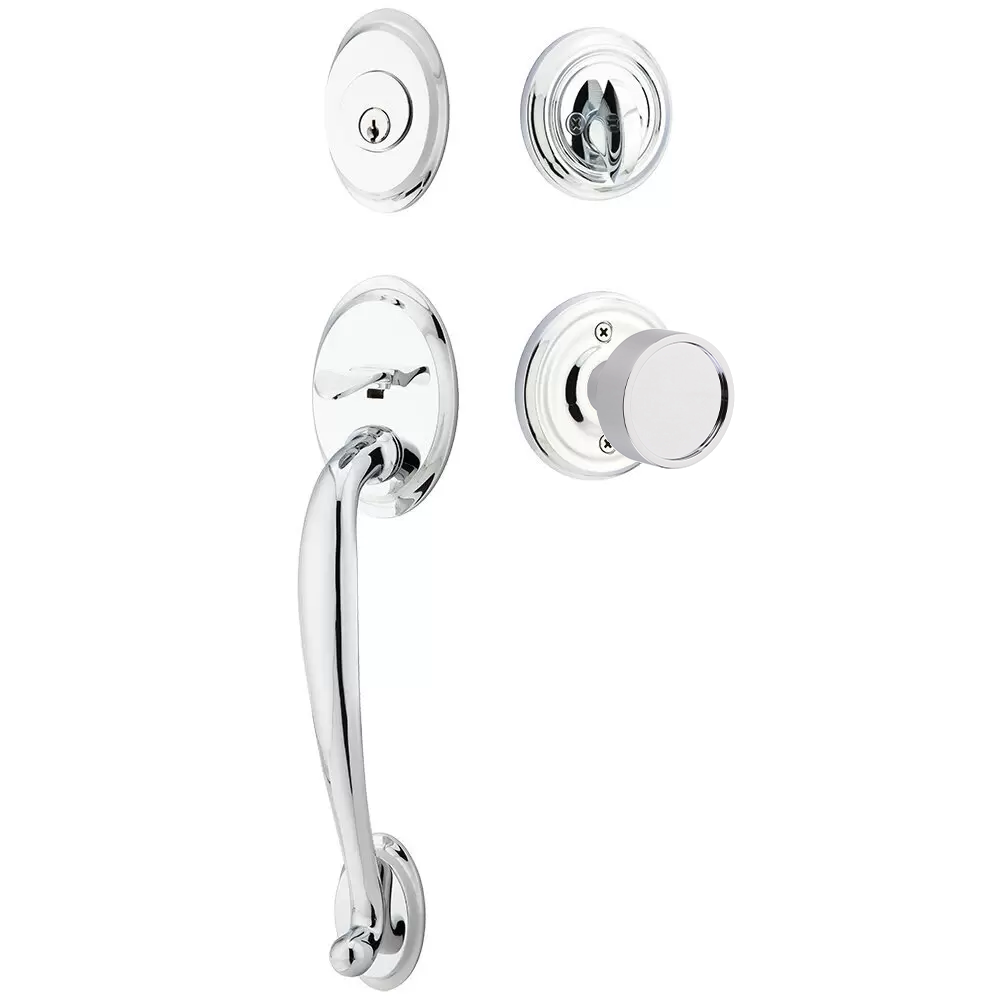 Emtek Saratoga Tubular Entryset Sectional with Verve Knob