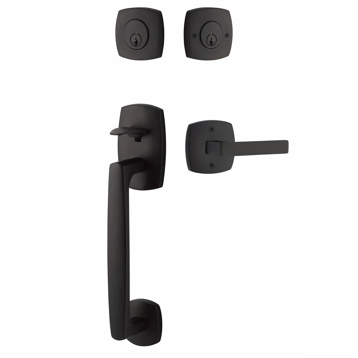 Emtek Urban Modern Tub Sectional with Dumont Lever