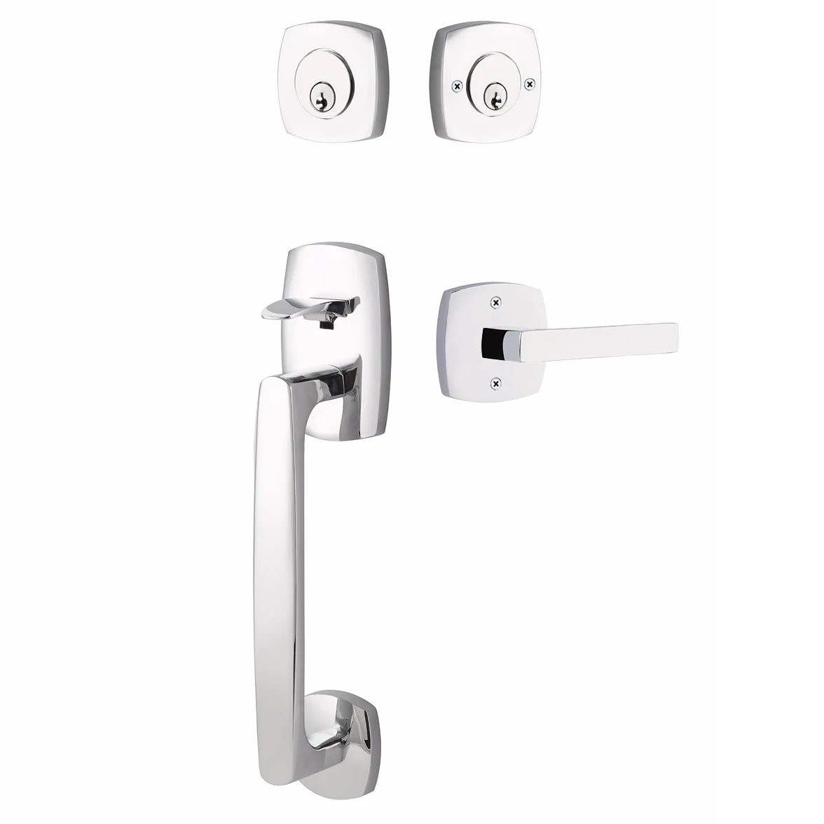 Emtek Urban Modern Tub Sectional with Dumont Lever