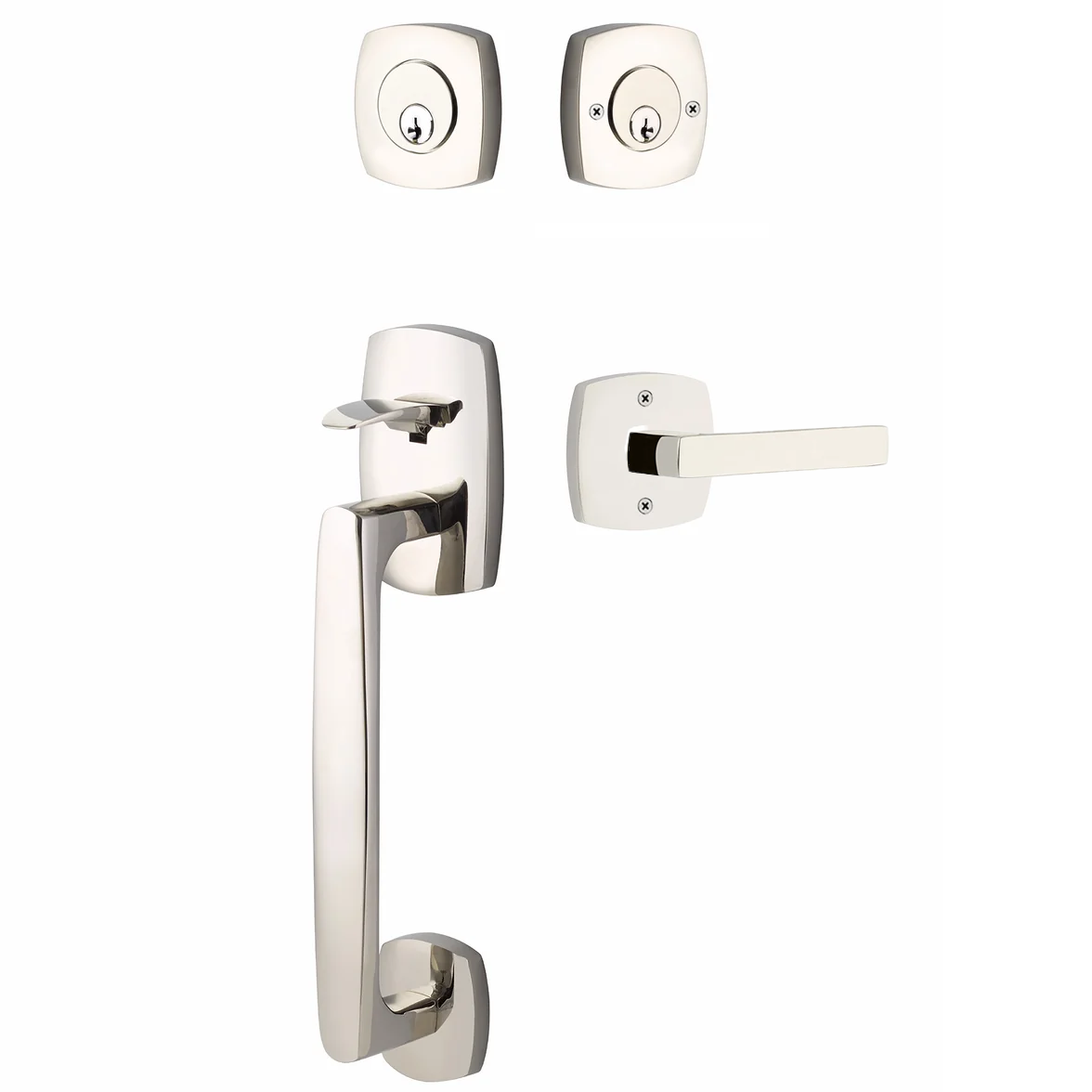 Emtek Urban Modern Tub Sectional with Dumont Lever