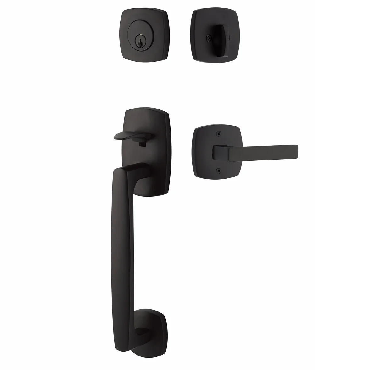 Emtek Urban Modern Tub Sectional with Dumont Lever