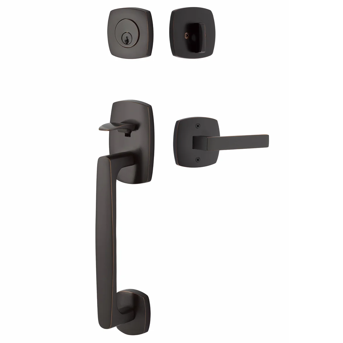 Emtek Urban Modern Tub Sectional with Dumont Lever