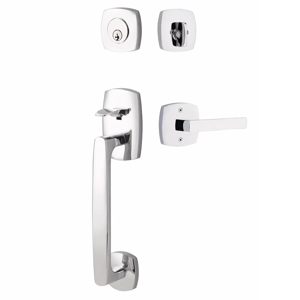 Emtek Urban Modern Tub Sectional with Dumont Lever