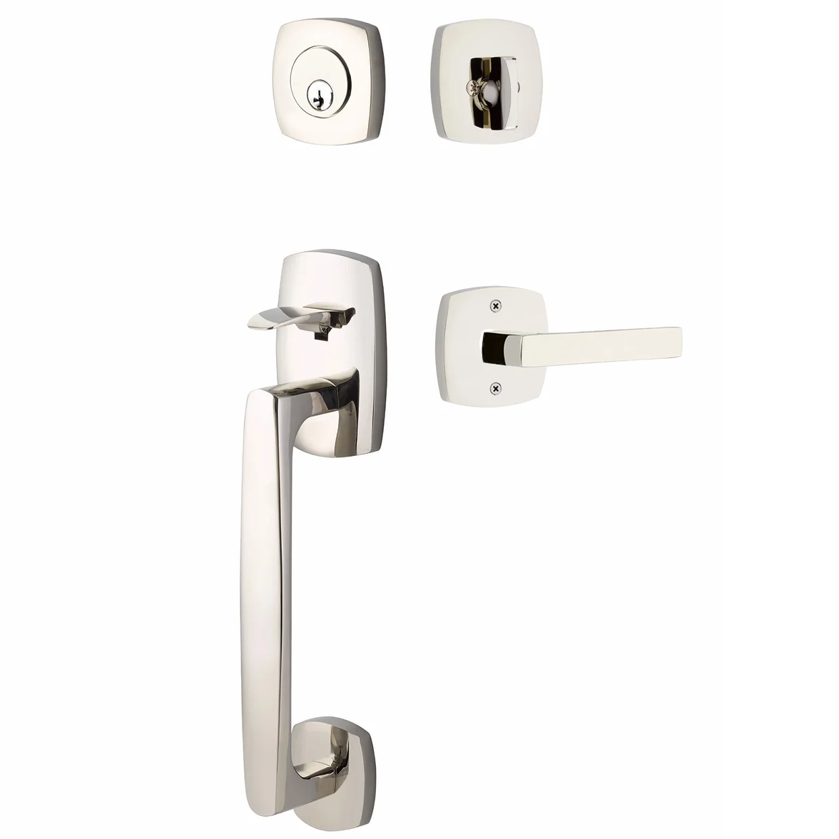 Emtek Urban Modern Tub Sectional with Dumont Lever