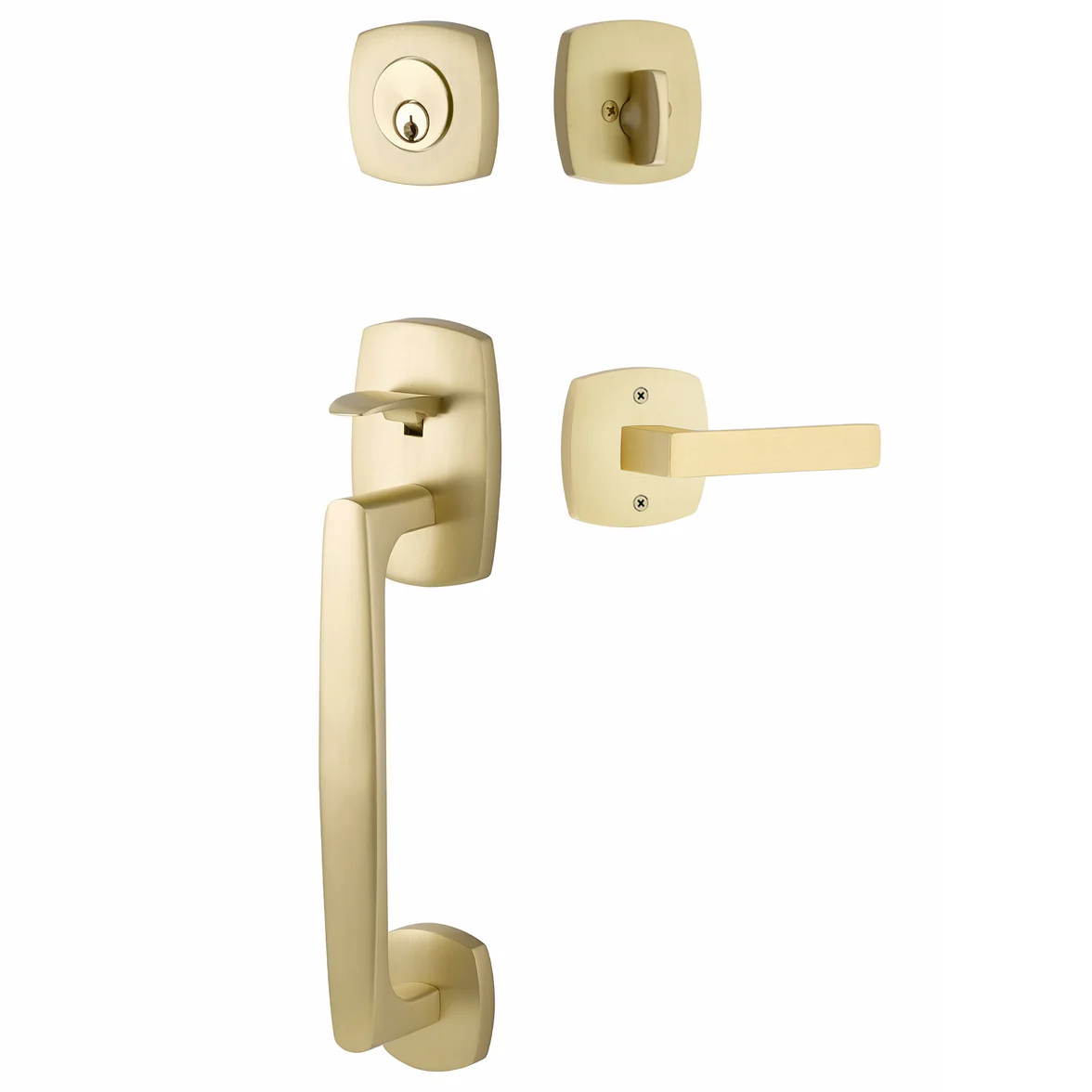 Emtek Urban Modern Tub Sectional with Dumont Lever