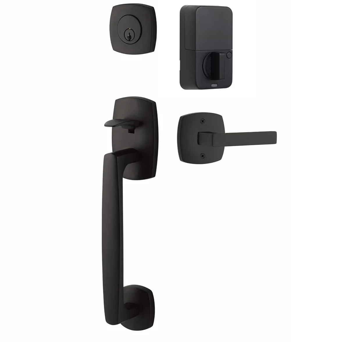 Emtek Urban Modern Tub Sectional with Dumont Lever