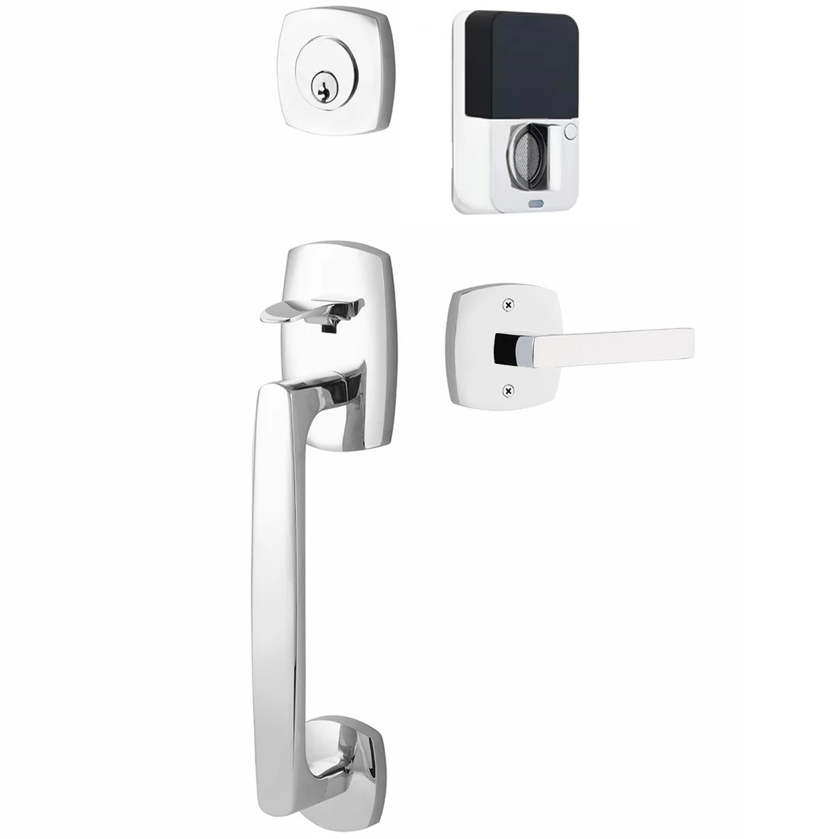 Emtek Urban Modern Tub Sectional with Dumont Lever