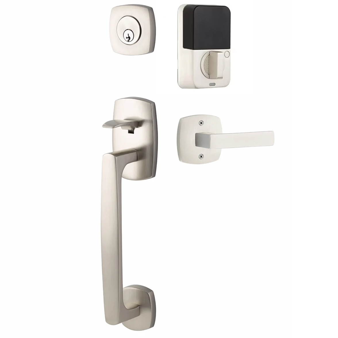 Emtek Urban Modern Tub Sectional with Dumont Lever