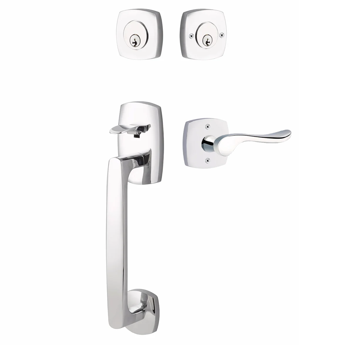 Emtek Urban Modern Tub Sectional with Luzern Lever