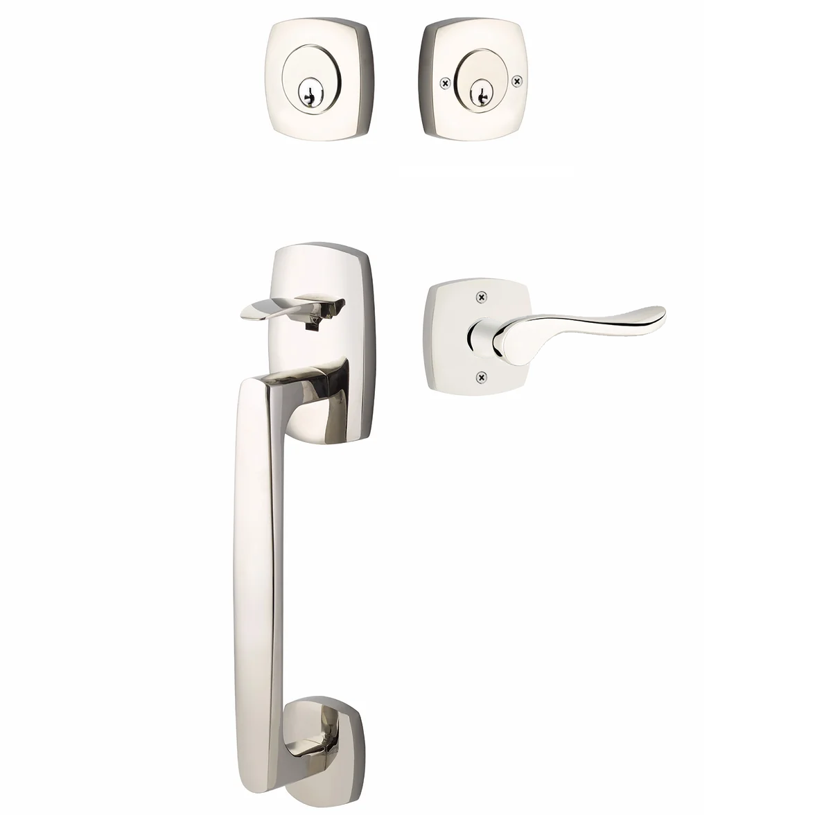 Emtek Urban Modern Tub Sectional with Luzern Lever