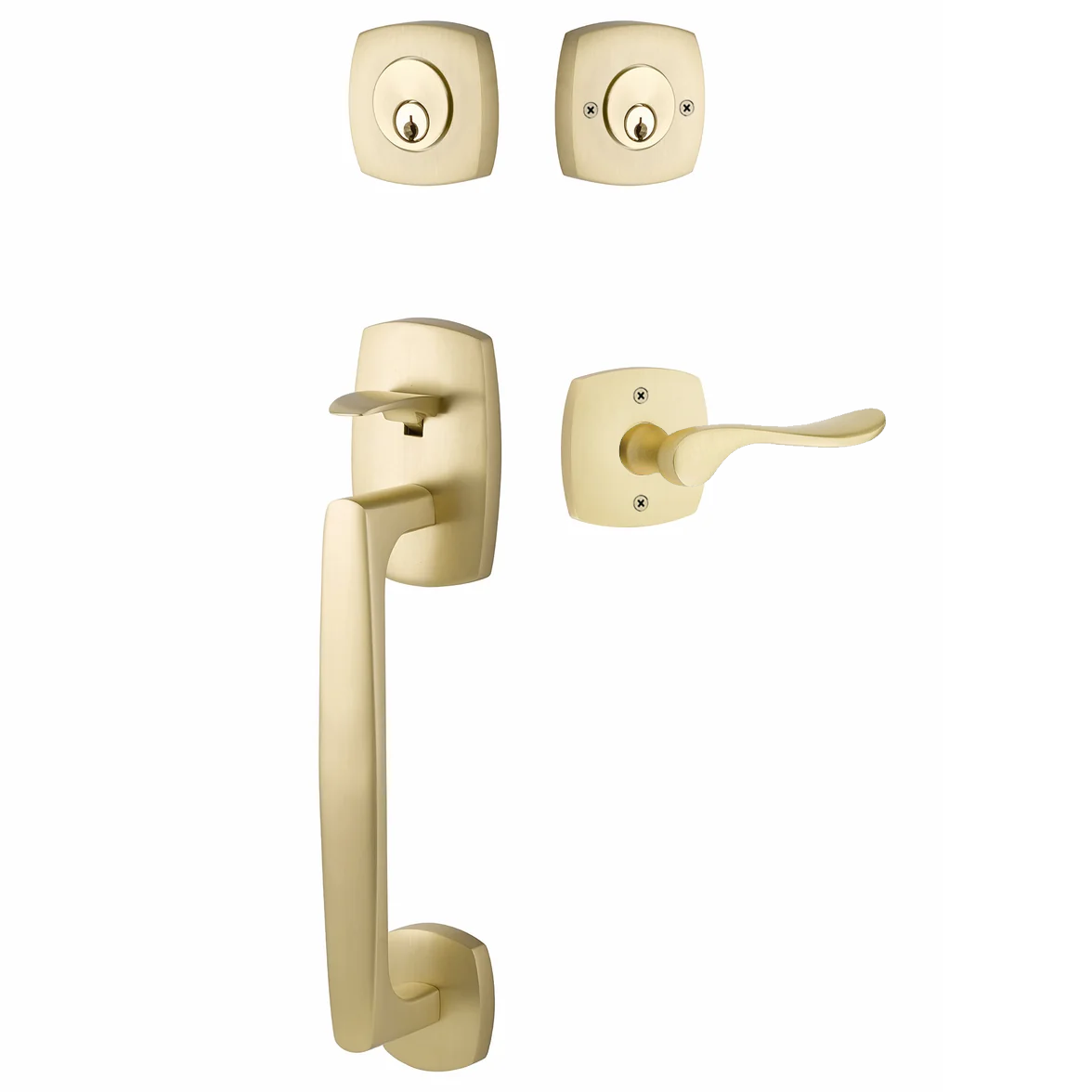 Emtek Urban Modern Tub Sectional with Luzern Lever