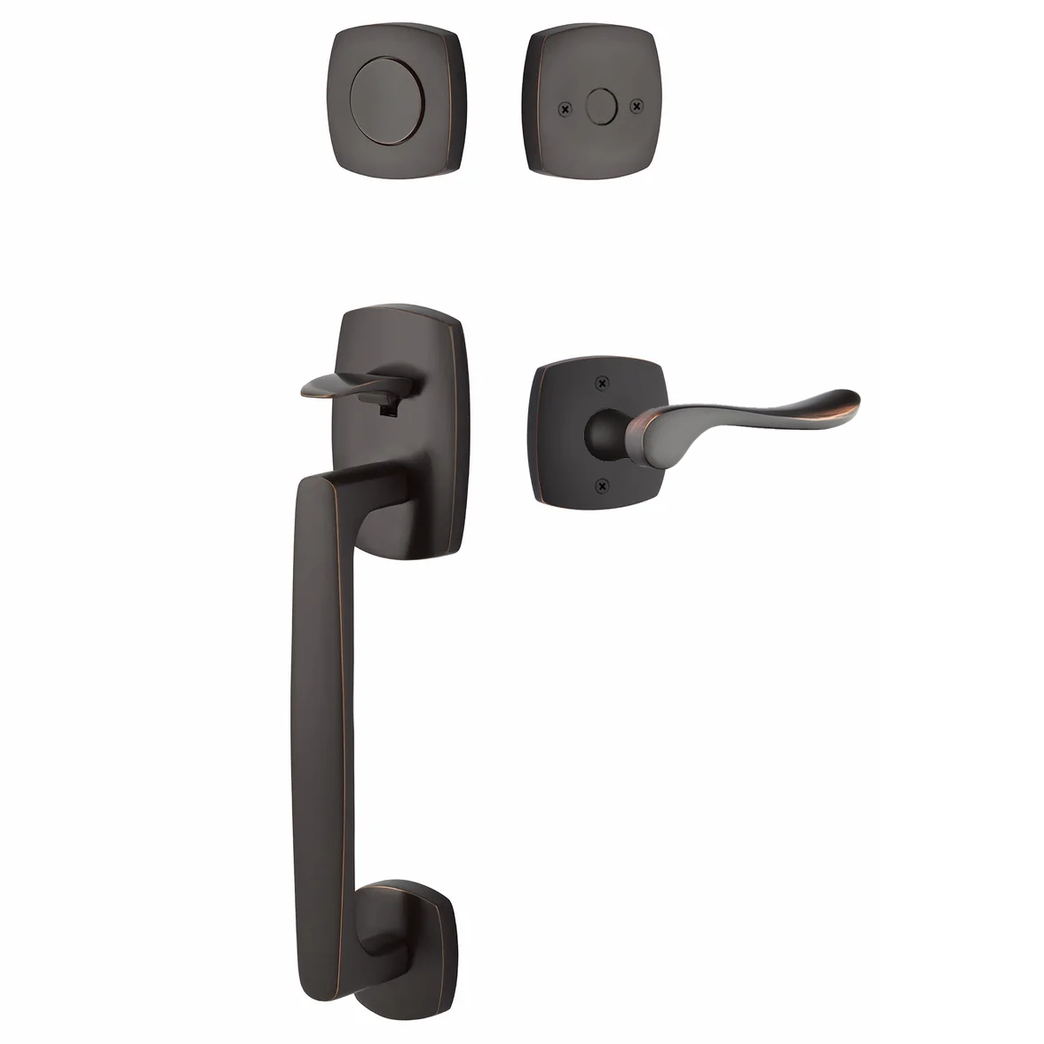 Emtek Urban Modern Tub Sectional with Luzern Lever