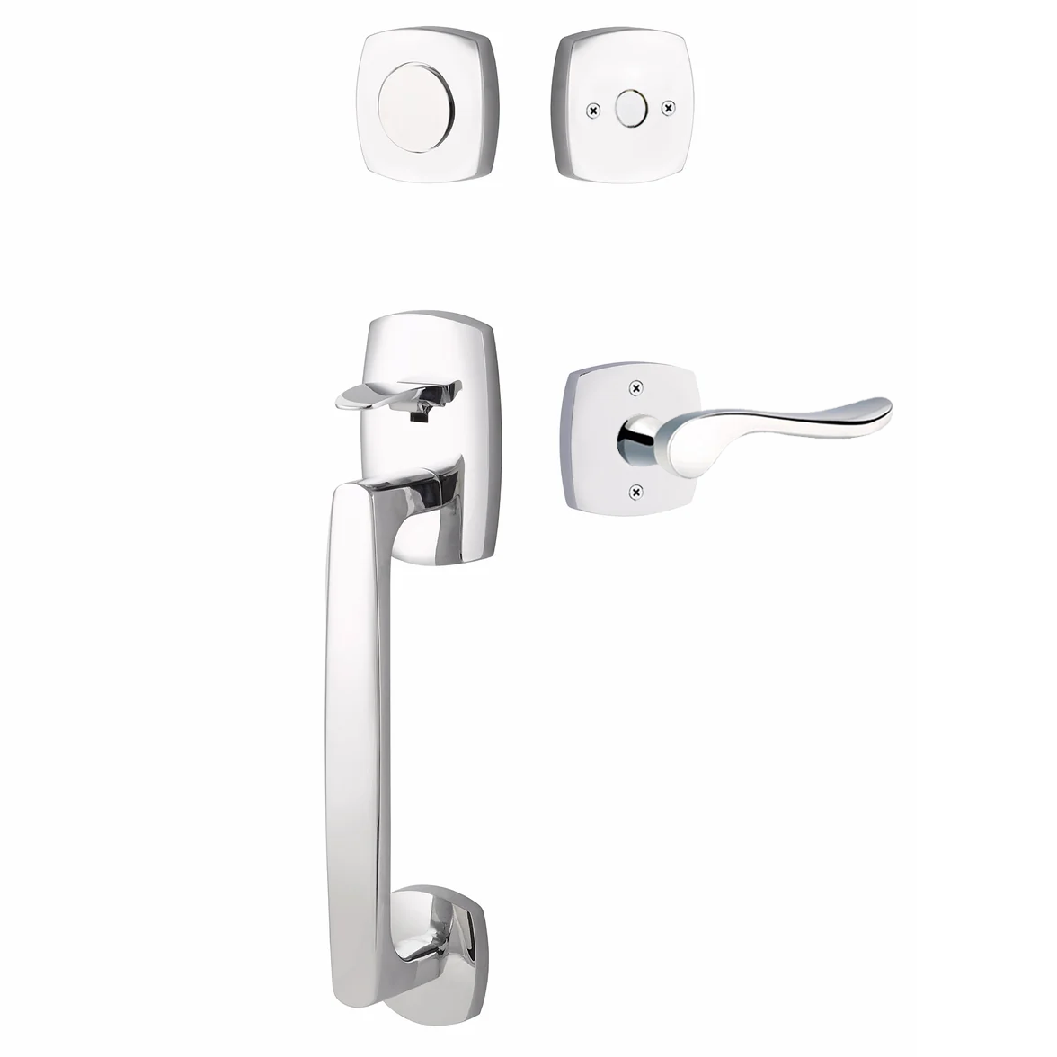 Emtek Urban Modern Tub Sectional with Luzern Lever