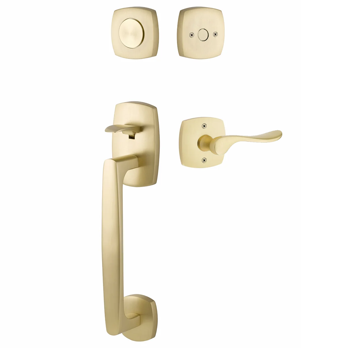 Emtek Urban Modern Tub Sectional with Luzern Lever