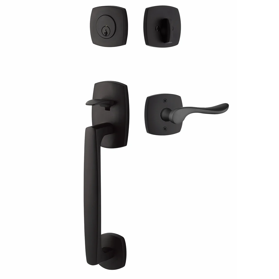 Emtek Urban Modern Tub Sectional with Luzern Lever