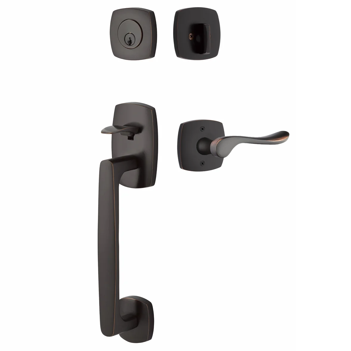 Emtek Urban Modern Tub Sectional with Luzern Lever