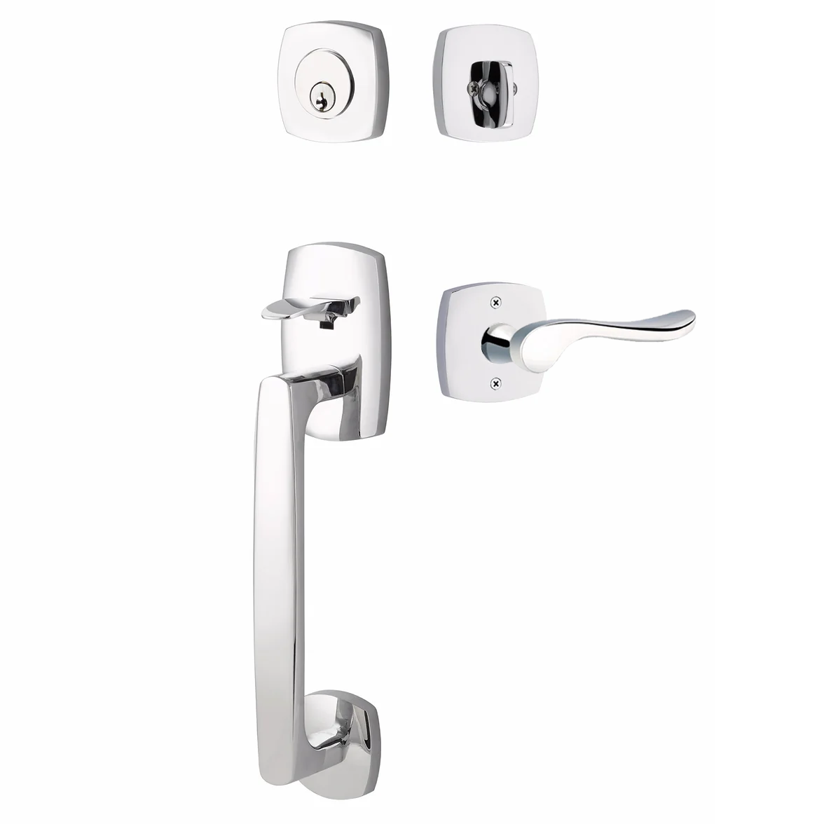 Emtek Urban Modern Tub Sectional with Luzern Lever