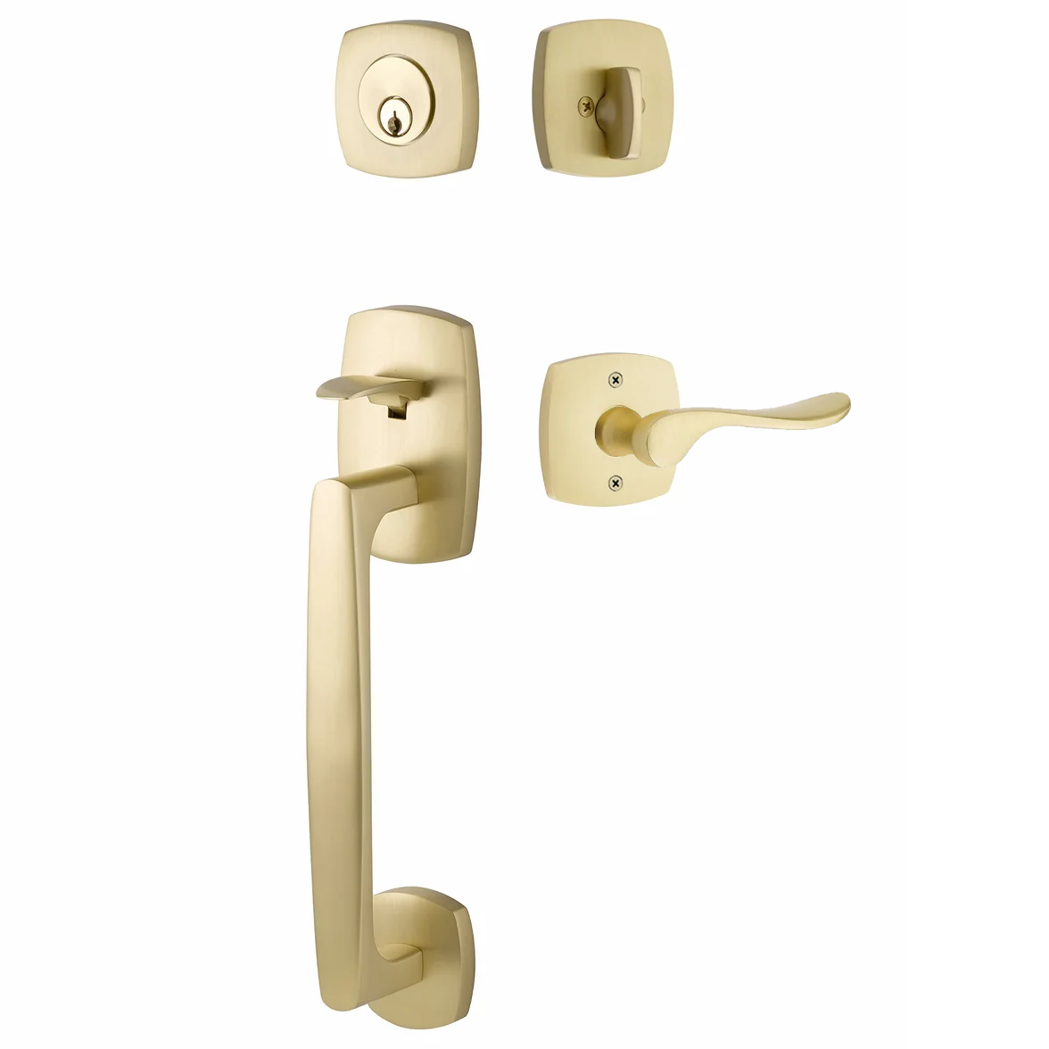 Emtek Urban Modern Tub Sectional with Luzern Lever