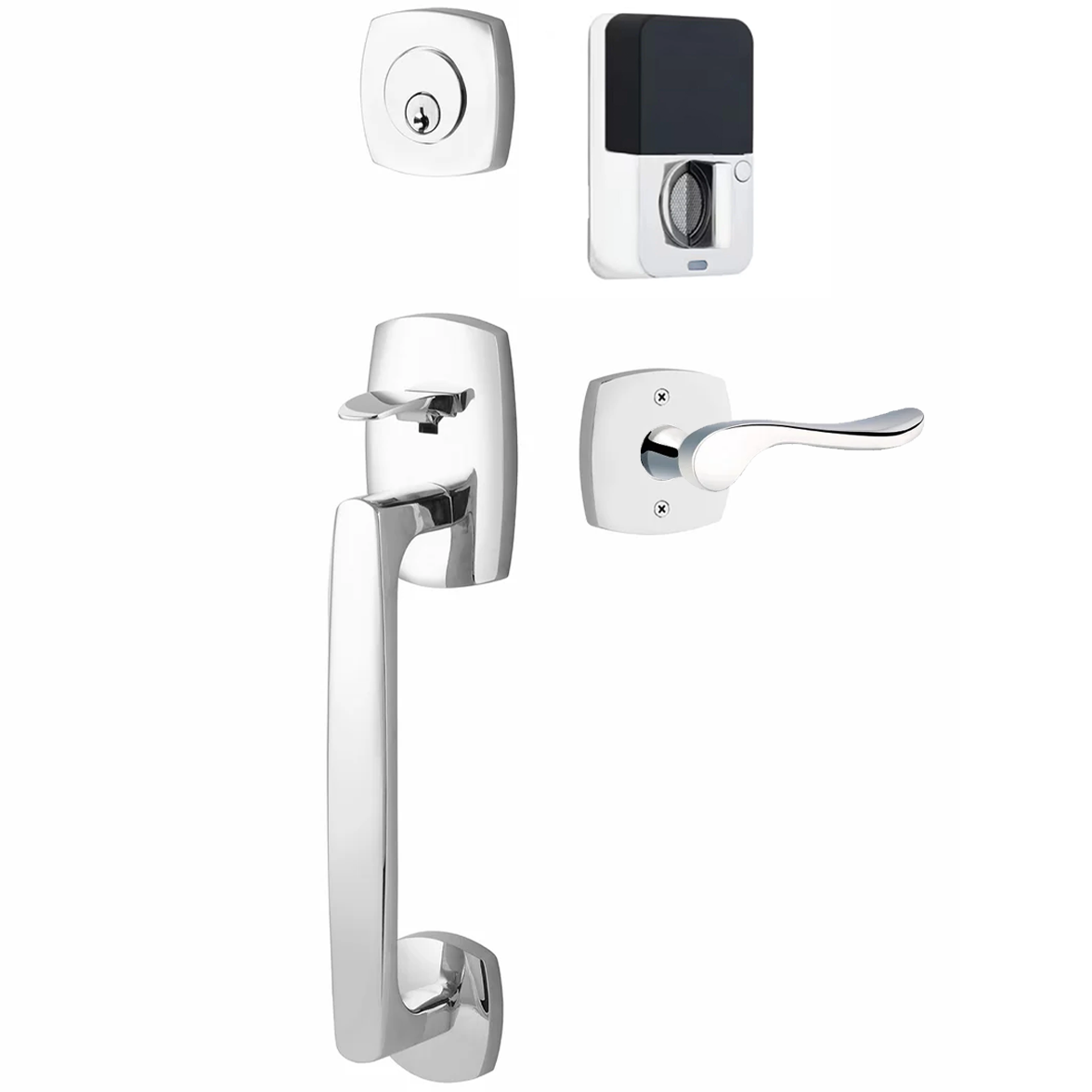 Emtek Urban Modern Tub Sectional with Luzern Lever