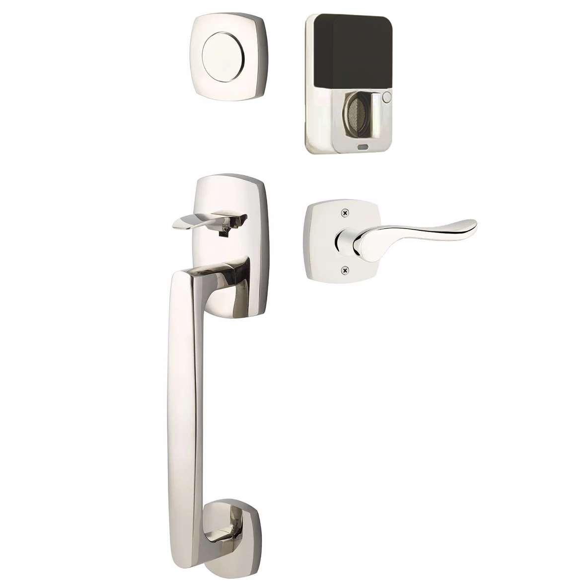 Emtek Urban Modern Tub Sectional with Luzern Lever