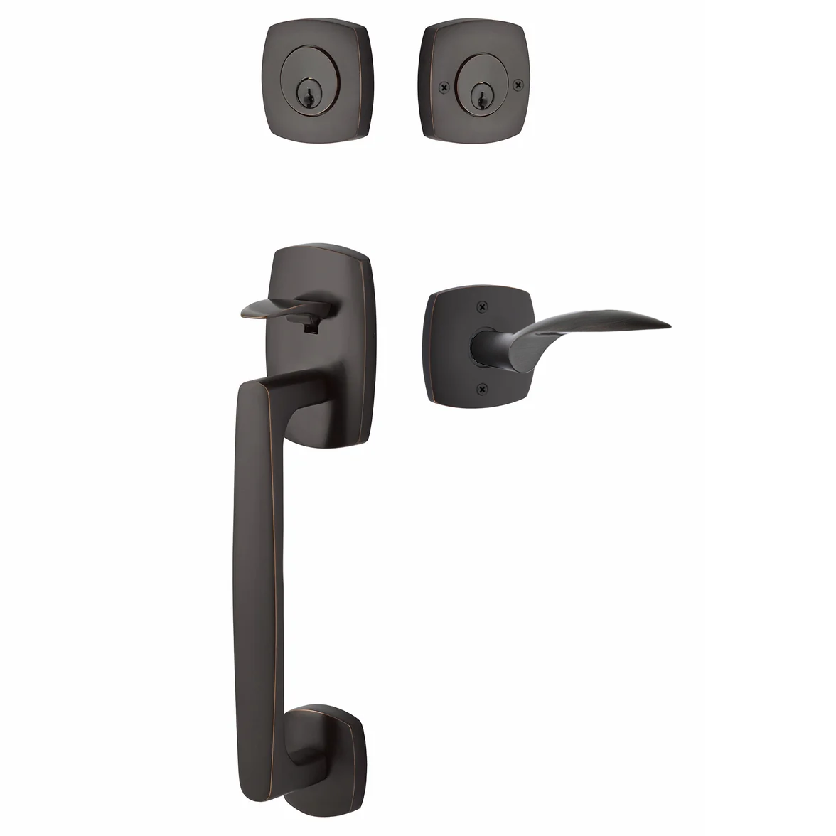 Emtek Urban Modern Tub Sectional with Mercury Lever