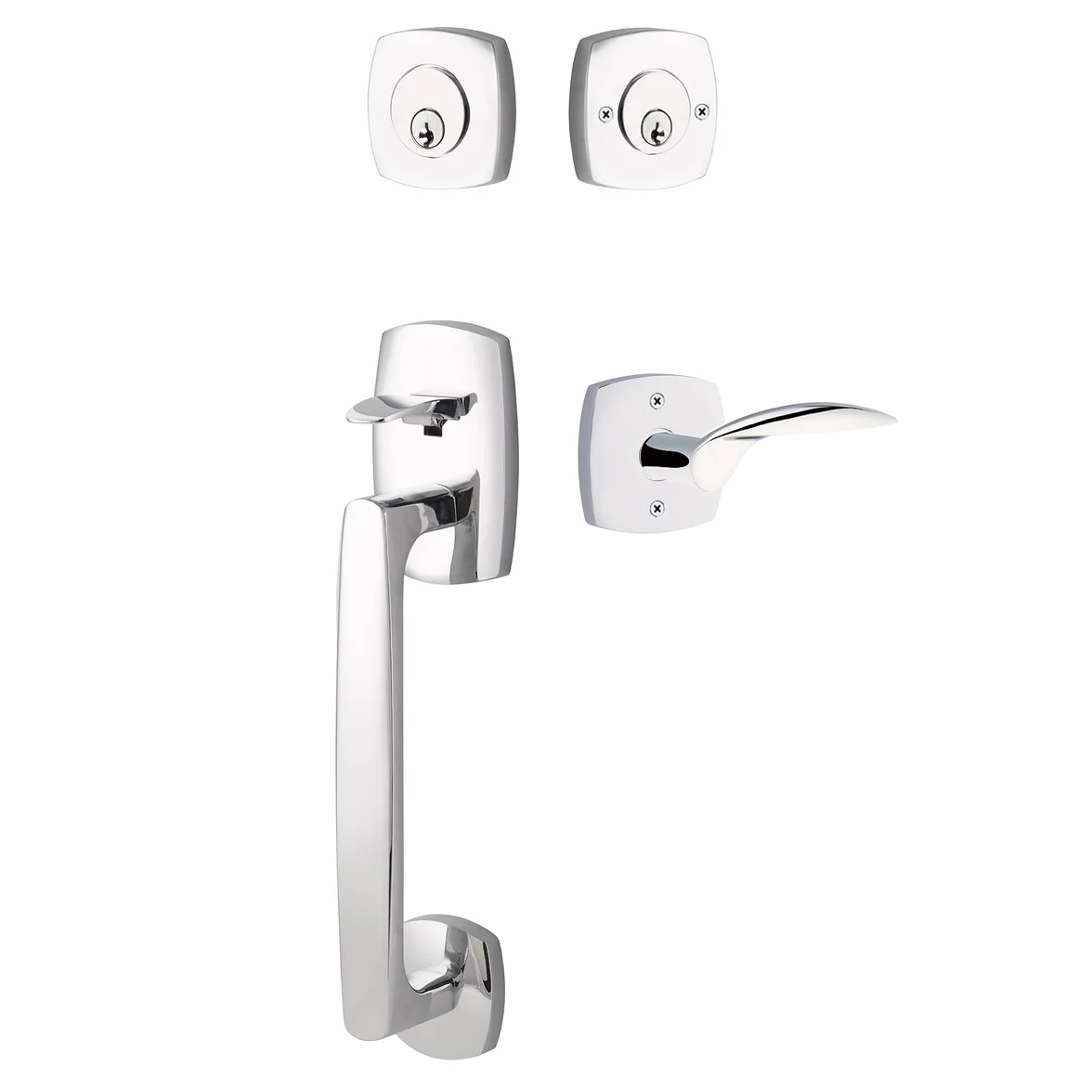 Emtek Urban Modern Tub Sectional with Mercury Lever