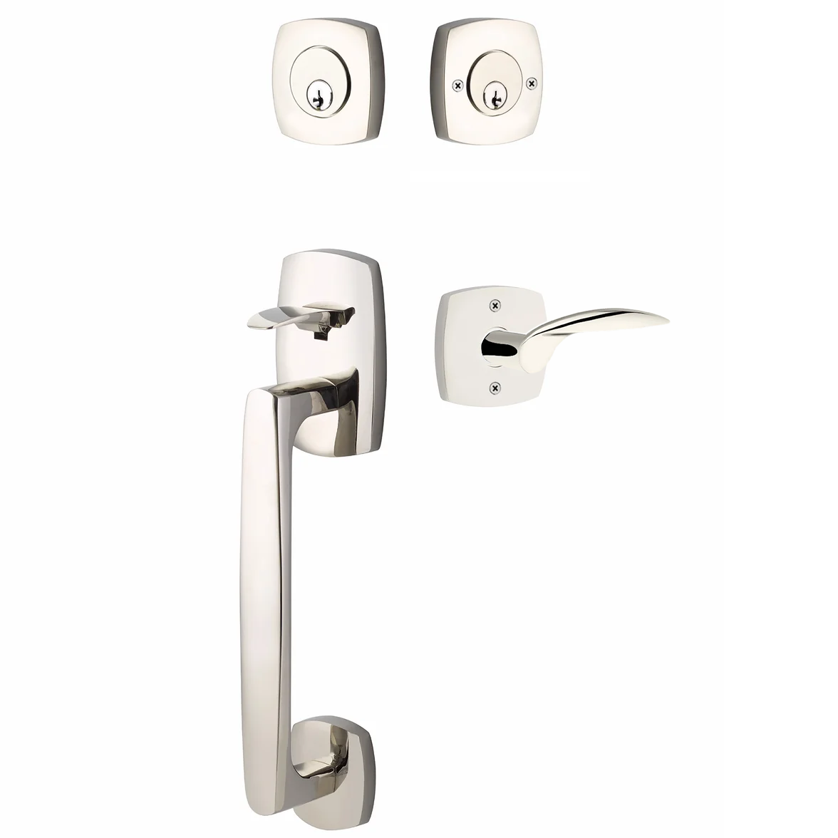 Emtek Urban Modern Tub Sectional with Mercury Lever