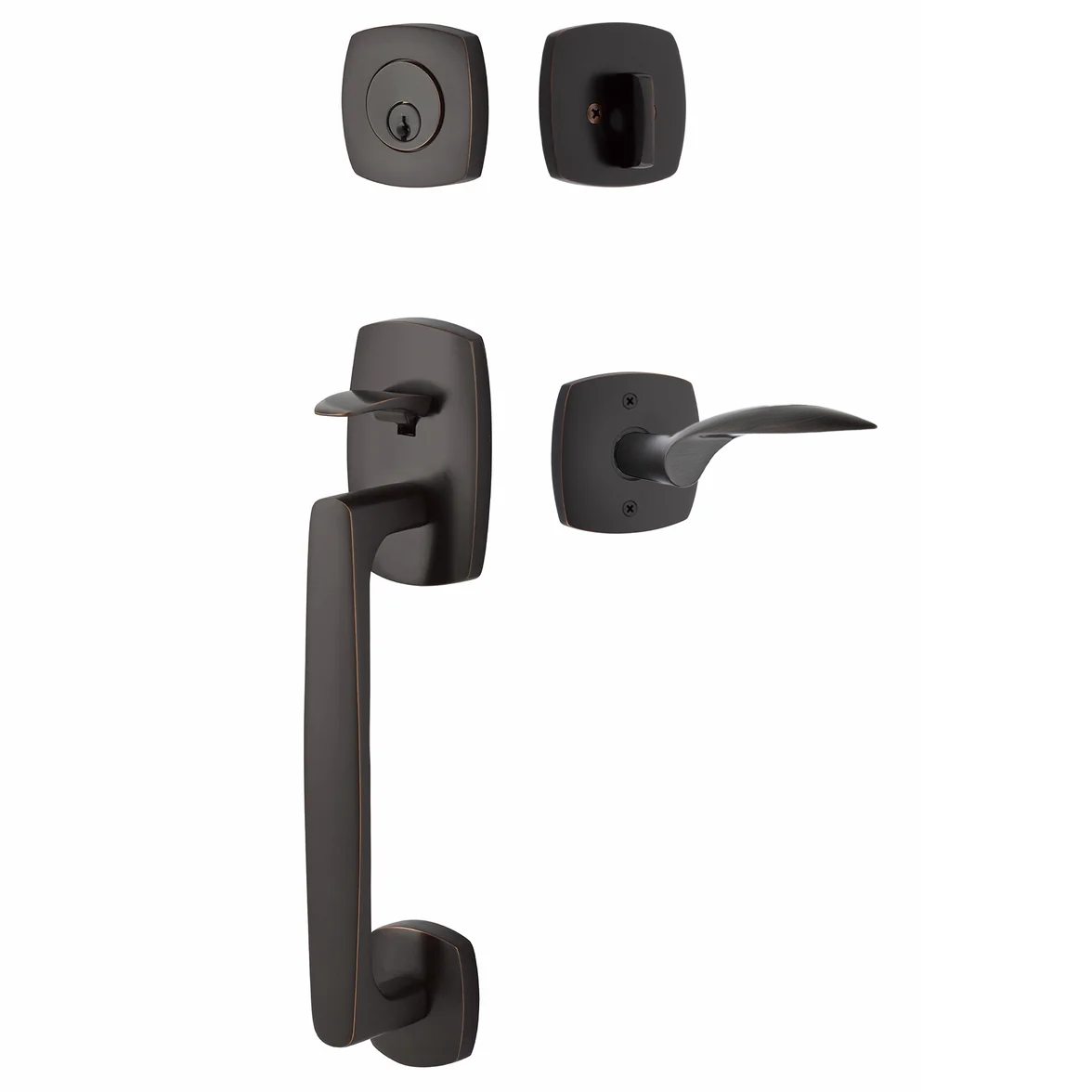 Emtek Urban Modern Tub Sectional with Mercury Lever