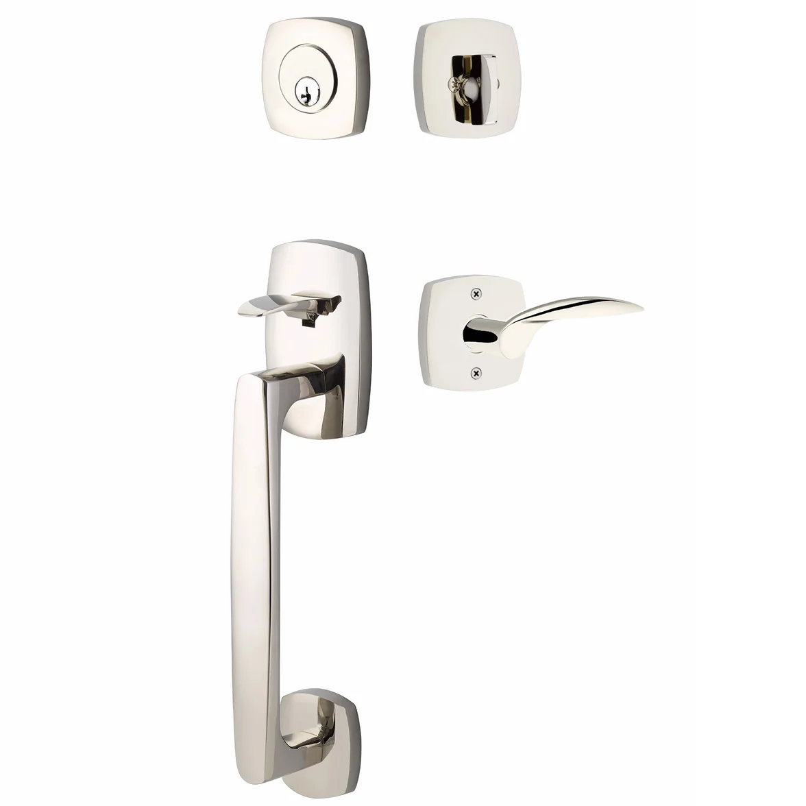 Emtek Urban Modern Tub Sectional with Mercury Lever