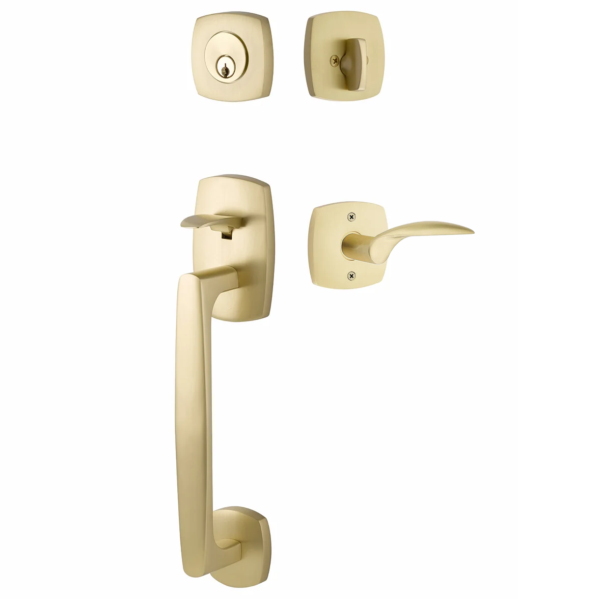 Emtek Urban Modern Tub Sectional with Mercury Lever