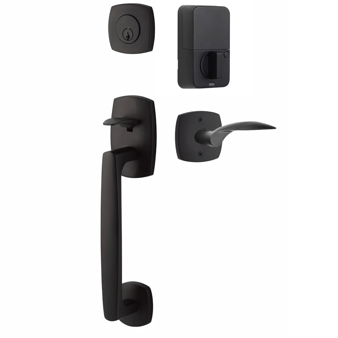 Emtek Urban Modern Tub Sectional with Mercury Lever